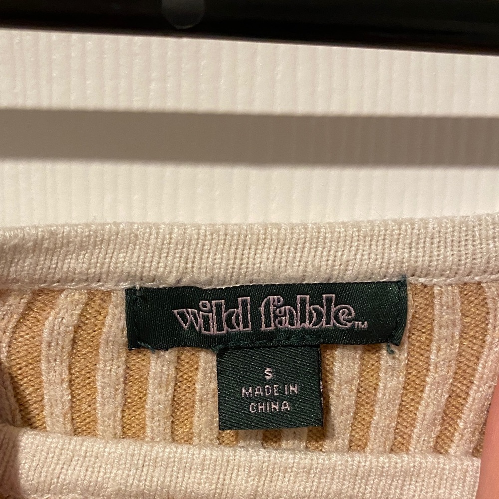 Wild Fable Ribbed Tan Tank Top - Picture 2 of 4